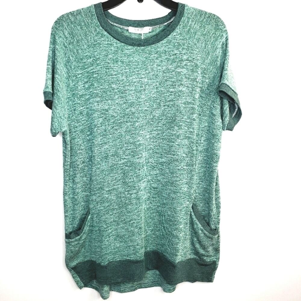 Haute Edition Short Sleeve Pocketed Tee XL